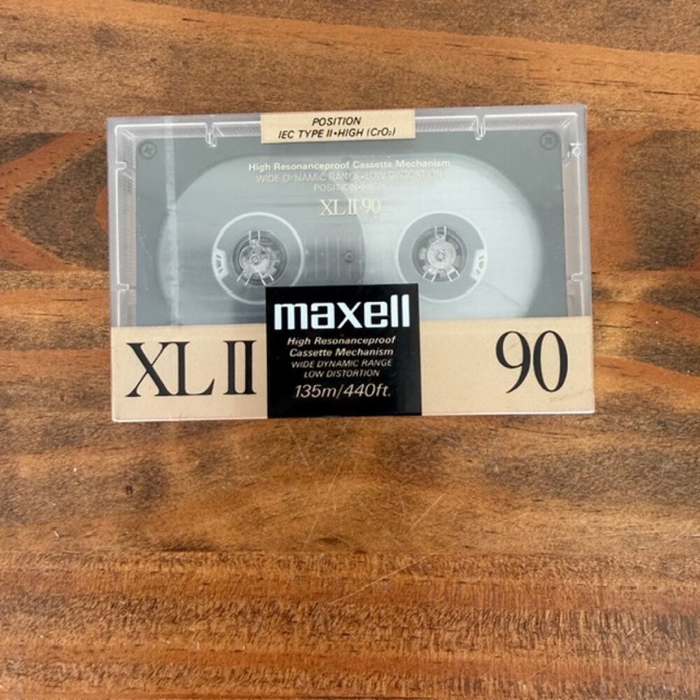 Maxell LX II 90 Cassette 135m/440ft Sealed